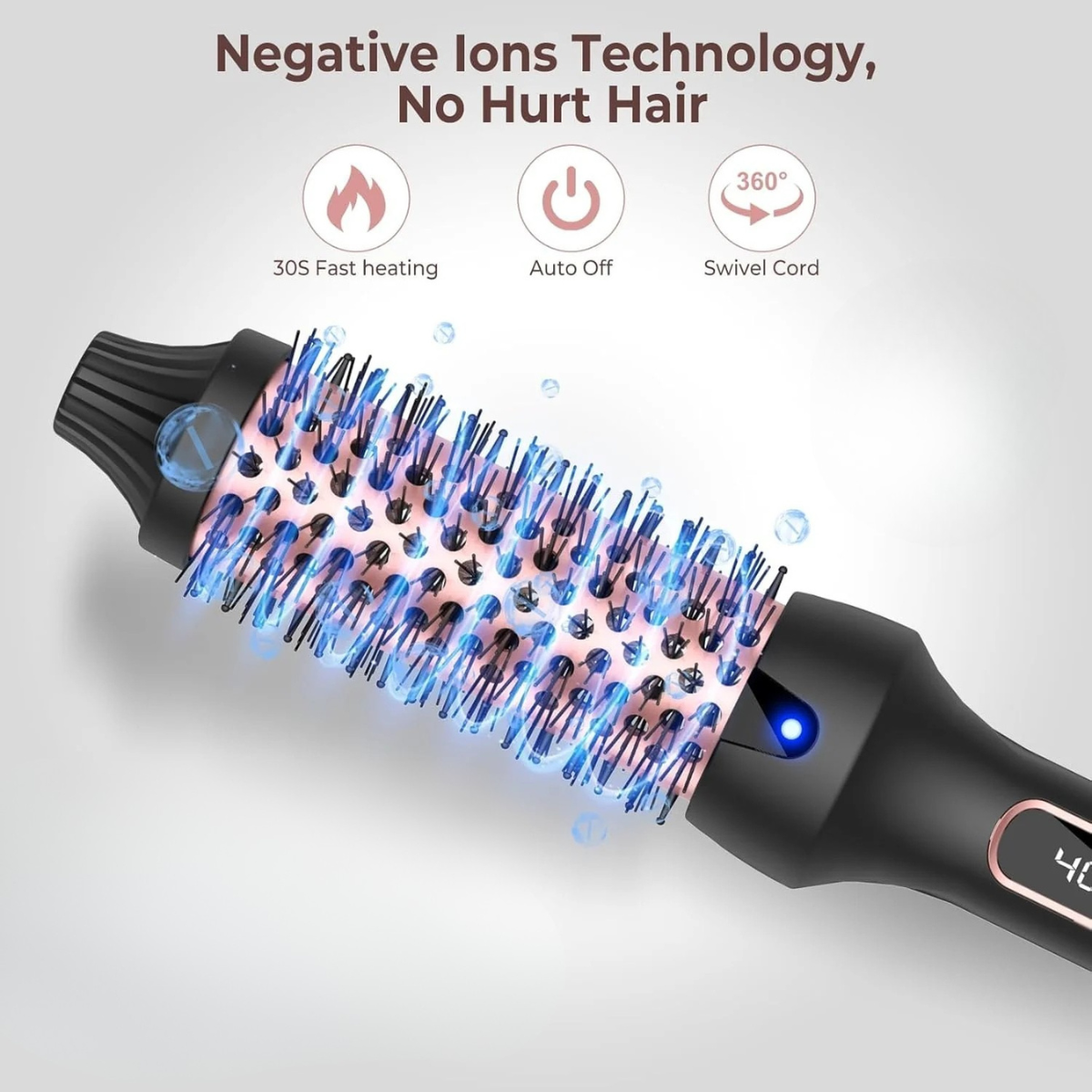 3-in-1 Negative Ion Thermal Brush