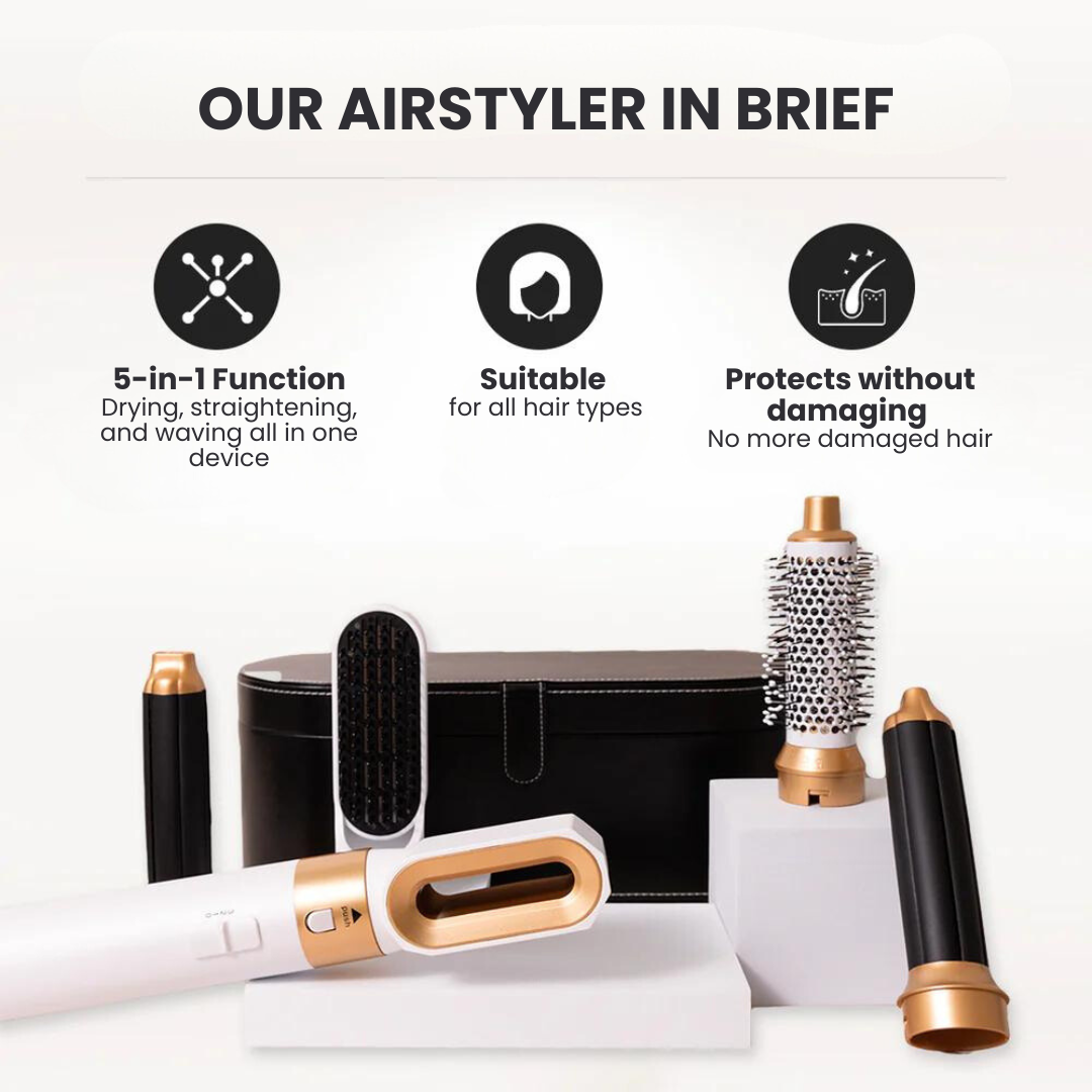 AirStyler 5-in-1 Curling Iron Set